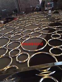 南京不锈钢花格制品定制 管材异型焊接不锈钢屏风隔断