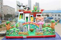 2017年新款大型充气滑梯厂家 儿童充气滑梯价格